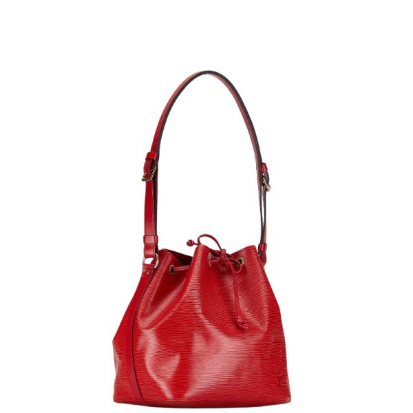 1 0156294 2 Louis Vuitton Epi Petit Noe Shoulder Bag M44107 Castilian Red