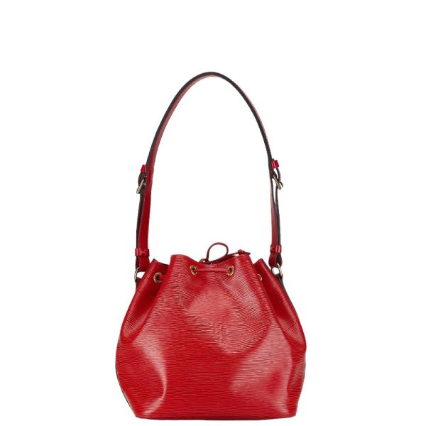 1 0156294 3 Louis Vuitton Epi Petit Noe Shoulder Bag M44107 Castilian Red