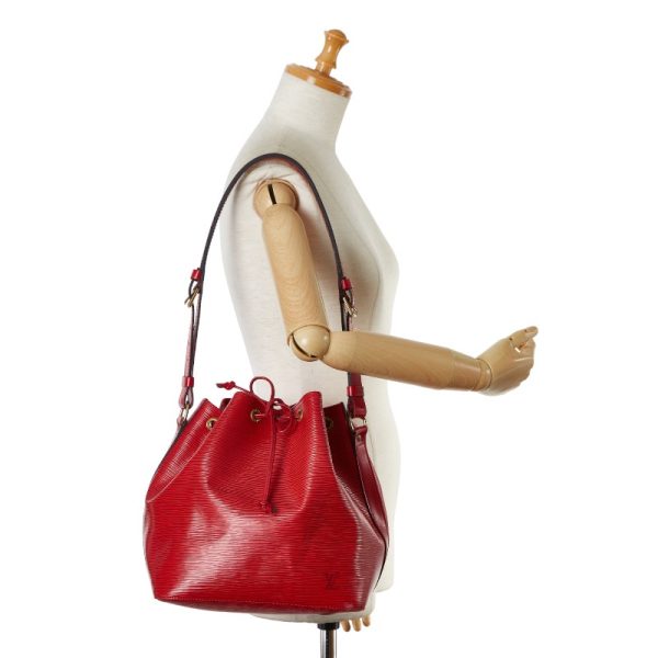 1 0156294 8 Louis Vuitton Epi Petit Noe Shoulder Bag M44107 Castilian Red