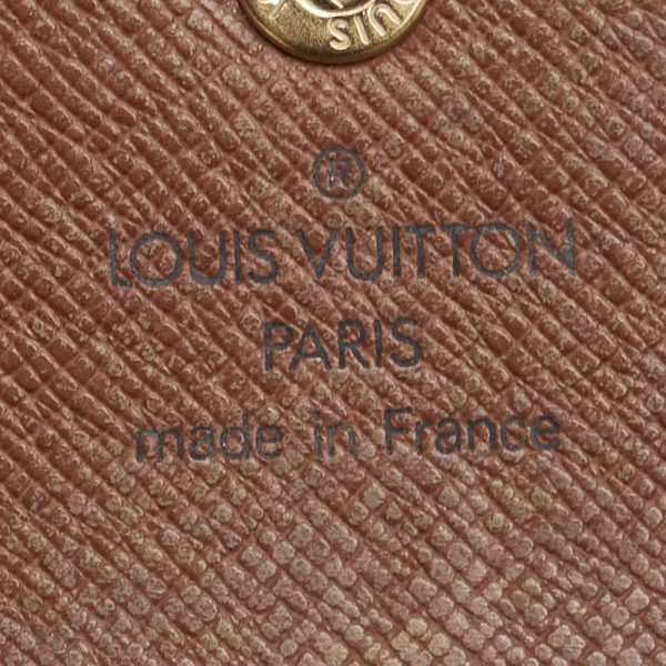 1 0156330 11 Louis Vuitton Monogram Porte Tresor Long Wallet M61215 Brown