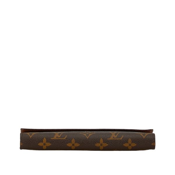 1 0156330 4 Louis Vuitton Monogram Porte Tresor Long Wallet M61215 Brown