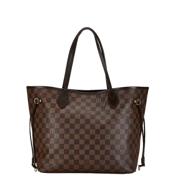 1 0156331 1 Louis Vuitton Damier Neverfull MM shoulder bag N51105 brown