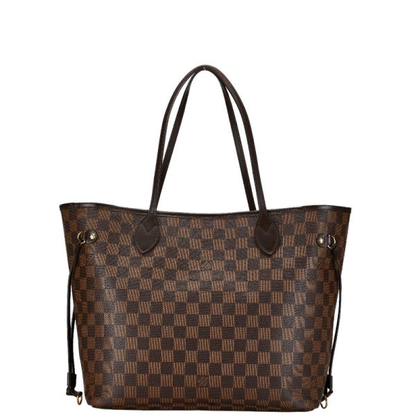 1 0156331 3 Louis Vuitton Damier Neverfull MM shoulder bag N51105 brown