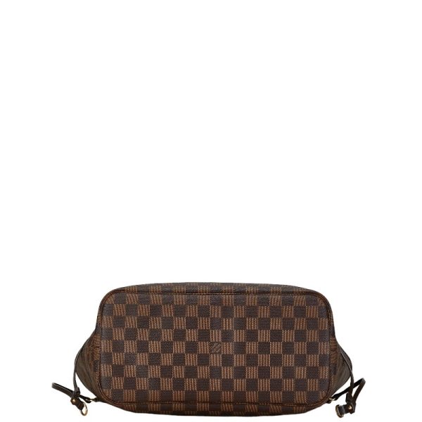 1 0156331 4 Louis Vuitton Damier Neverfull MM shoulder bag N51105 brown