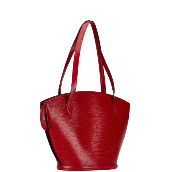 1 0156332 2 Louis Vuitton Epi Saint Jacques Shopping Tote Bag Shoulder Bag M52267 Castilian Red Leather