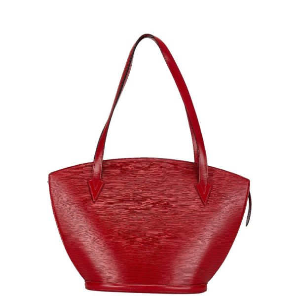 1 0156332 3 Louis Vuitton Epi Saint Jacques Shopping Tote Bag Shoulder Bag M52267 Castilian Red Leather