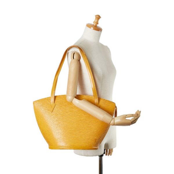 1 0156333 8 Louis Vuitton Epi Saint Jacques Shoulder Bag M52269 Tassili Yellow