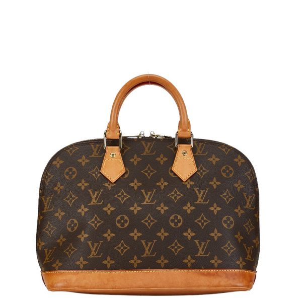 1 0156455 1 Louis Vuitton Monogram Alma PM Handbag M51130 Brown