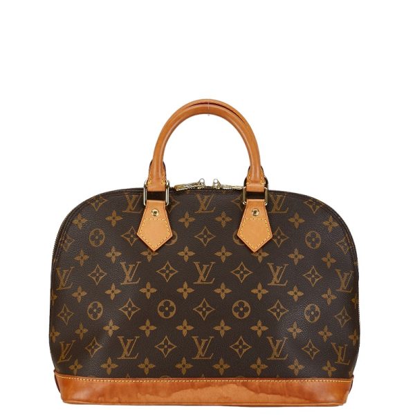 1 0156455 3 Louis Vuitton Monogram Alma PM Handbag M51130 Brown