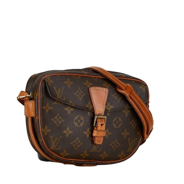 1 0156460 2 Louis Vuitton Monogram Genefeuille PM Shoulder Bag M51227 Brown