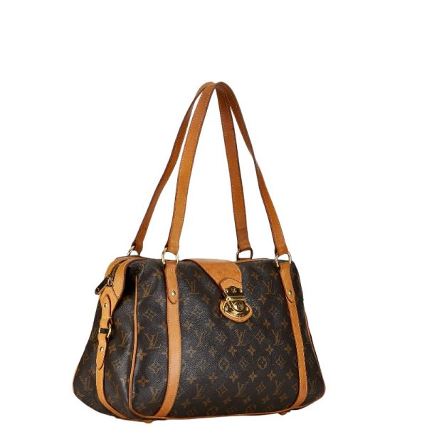 1 0157157 2 Louis Vuitton Monogram Stressa PM Shoulder Bag M51186 Brown