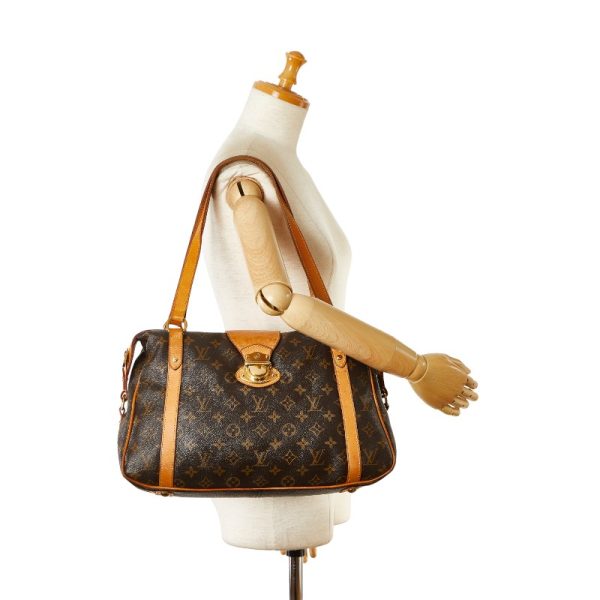 1 0157157 9 Louis Vuitton Monogram Stressa PM Shoulder Bag M51186 Brown