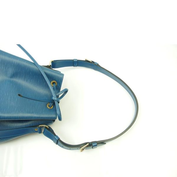 10023 4 Louis Vuitton Noe Bucket Bag Epi Blue