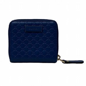 100302050a301260 1 Gucci Handbag Top Handle Turnlock Bamboo Leather Navy