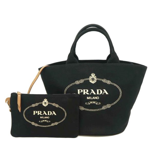 10047 1 Prada Kanapa 2WAY Bag Black