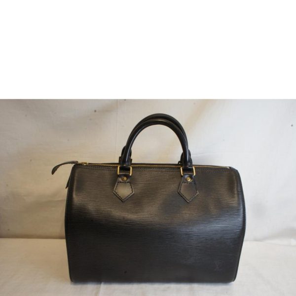 10150 2 Louis Vuitton Speedy 30 Epi Handbag Black