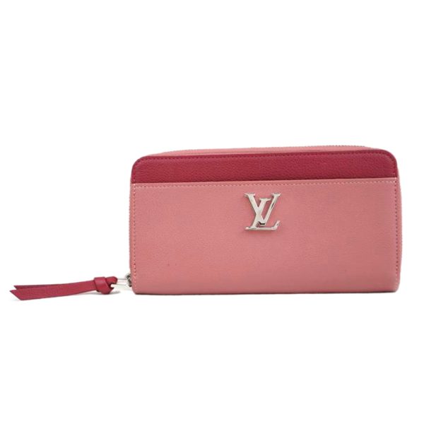 10176 1 Louis Vuitton Zippy Wallet Lock Me Rose Pudoir