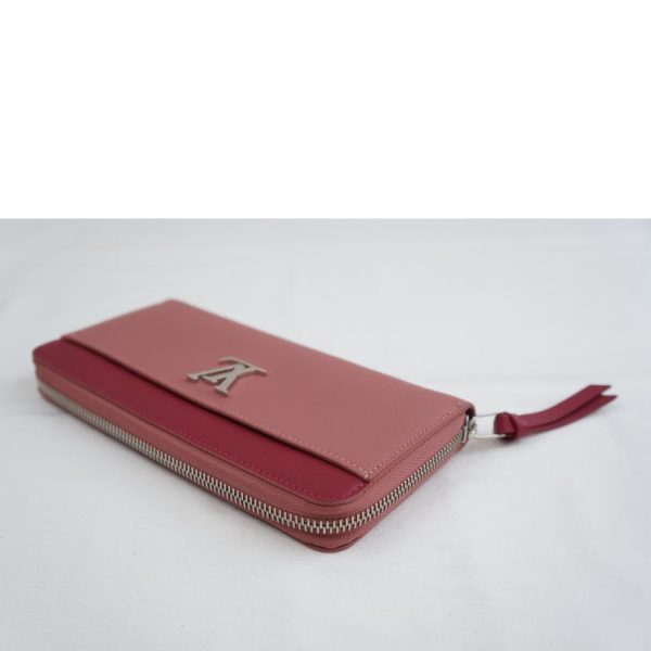 10176 3 Louis Vuitton Zippy Wallet Lock Me Rose Pudoir