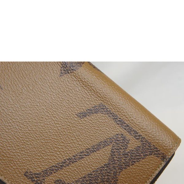 10211 10 Louis Vuitton Zippy Wallet Monogram Giant Reverse Wallet Brown