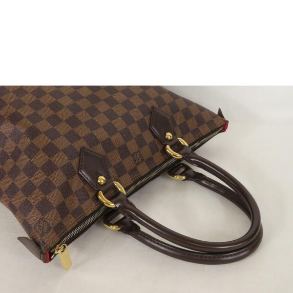 10242 5 Louis Vuitton Saleya PM Bag Damier Ebene Brown