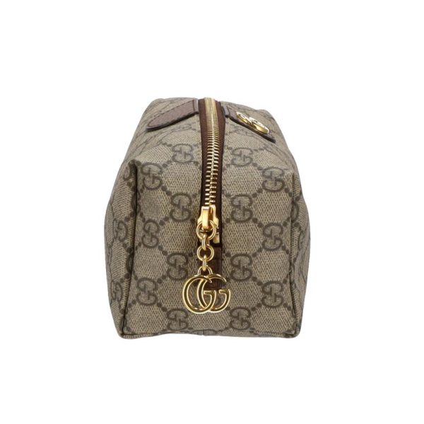 10255 3 Gucci GG Supreme Pouch Beige