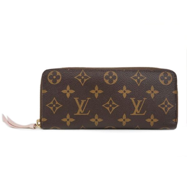 10282 1 Louis Vuitton Portefeuil Clemence Monogram Rose Ballerine