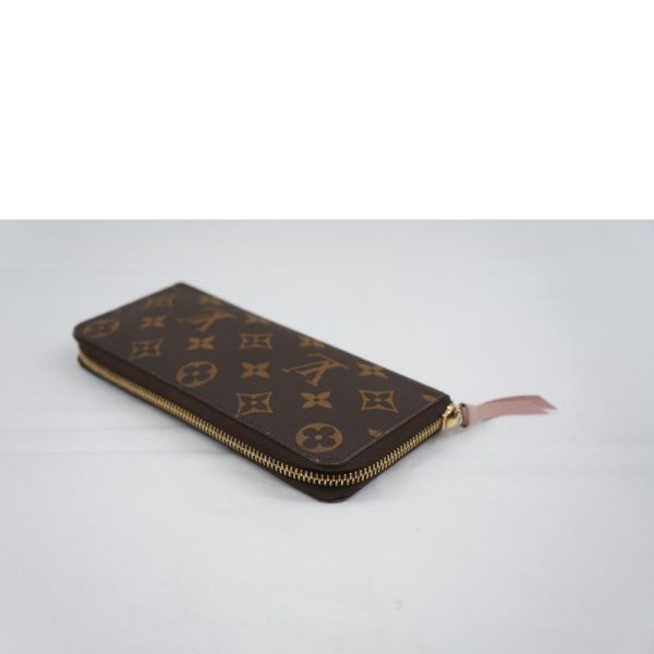 10282 3 Louis Vuitton Portefeuil Clemence Monogram Rose Ballerine