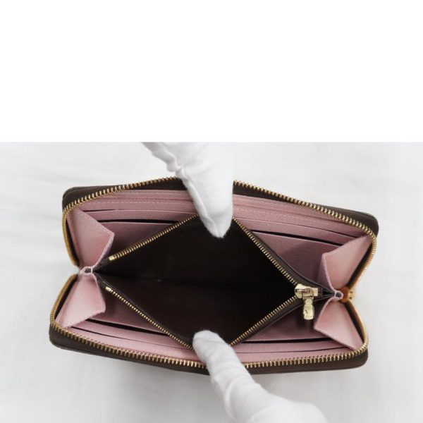 10282 5 Louis Vuitton Portefeuil Clemence Monogram Rose Ballerine