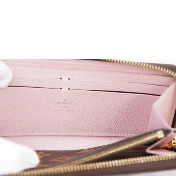 10282 6 Louis Vuitton Portefeuil Clemence Monogram Rose Ballerine