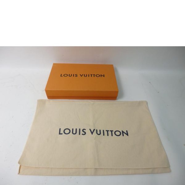 10289 8 Louis Vuitton Flat Messenger Bag Monogram Denim