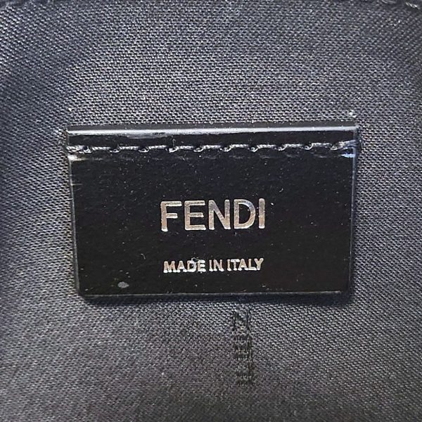 1030 7 FENDI Camera Bag Leather Brown