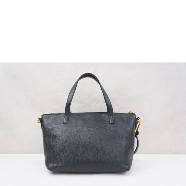 10317 2 PRADA Prada Vitello 2WAY Shoulder Bag Black