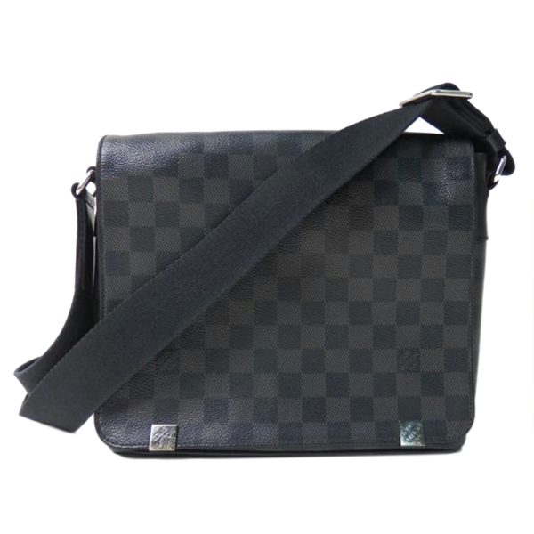 10326 1 Louis Vuitton District PM NM Bag Damier Graphite