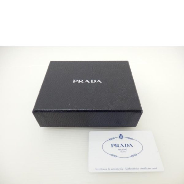 10333 6 PRADA Card Case Black