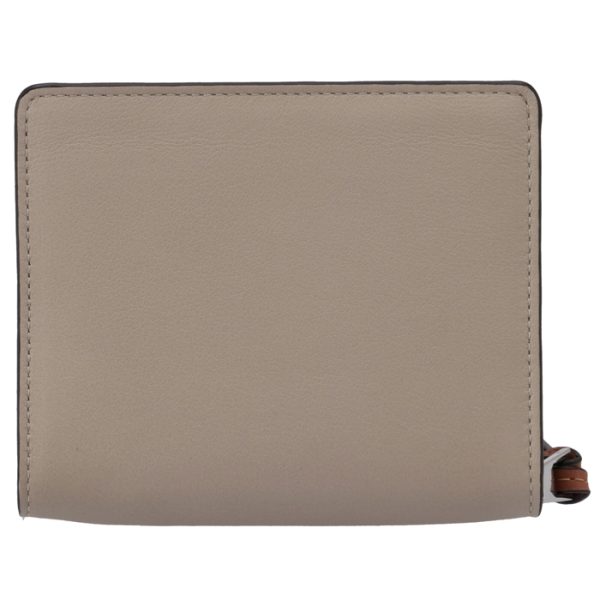 10354z4100242456 2 LOEWE Anagram Compact Zip Wallet Beige