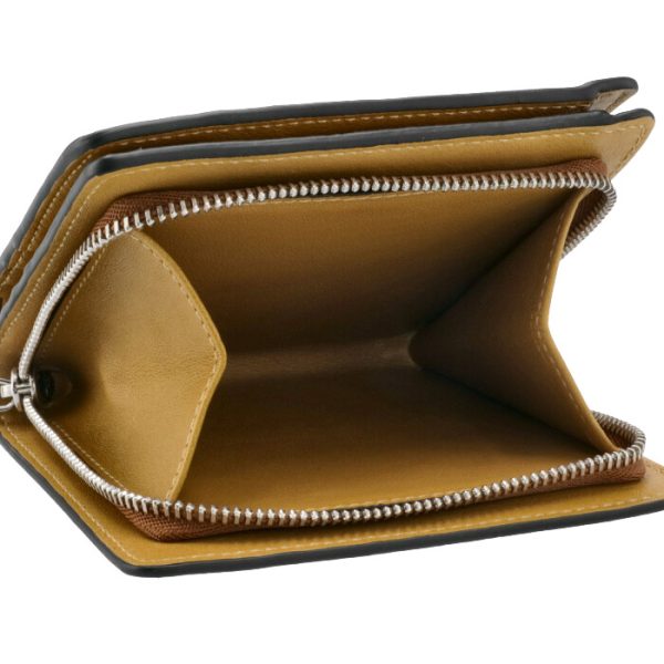 10354z4100247658 6 LOEWE Anagram Compact Zip Wallet Brown