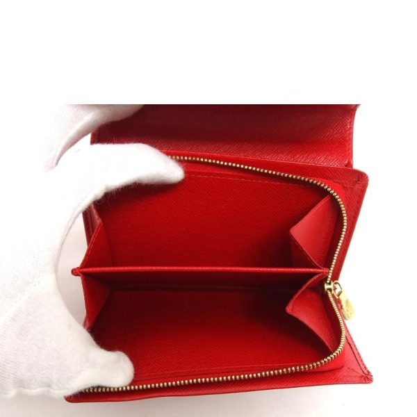 10368 5 Louis Vuitton Vietresor Epi Wallet Red