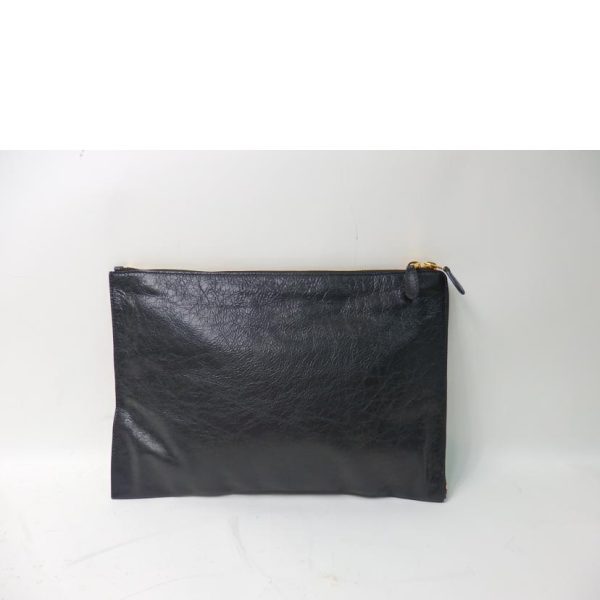 10388 2 Balenciaga Giant Clutch Black