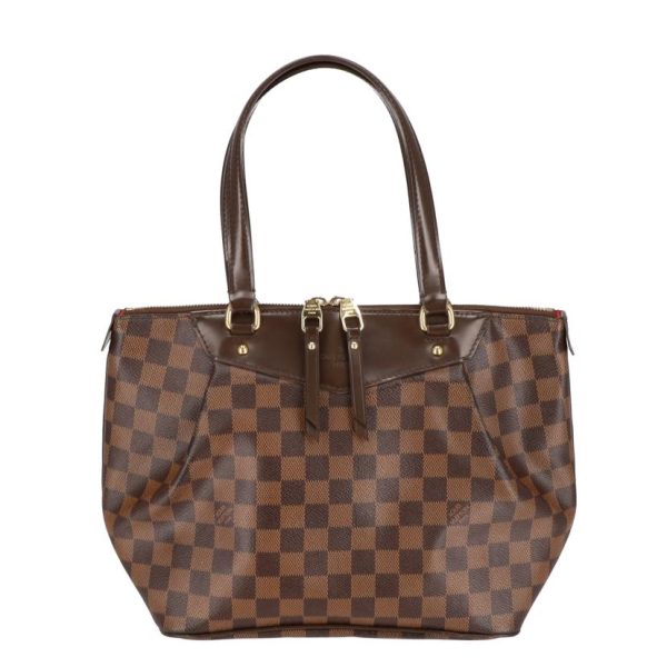 10426 1 Louis Vuitton Westminster PM Damier Handbag Ebene Brown