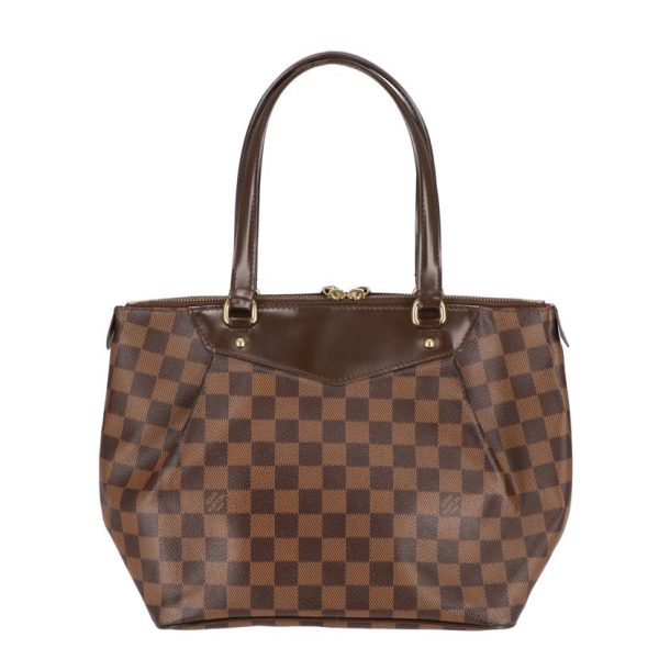 10426 2 Louis Vuitton Westminster PM Damier Handbag Ebene Brown