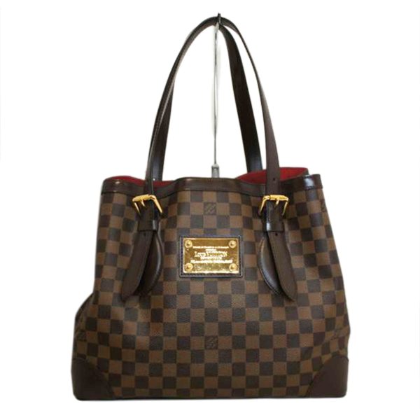 10429 1 Louis Vuitton Hampstead MM Damier Ebene Bag Brown