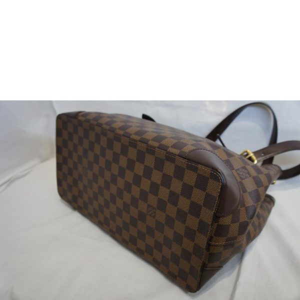 10429 3 Louis Vuitton Hampstead MM Damier Ebene Bag Brown