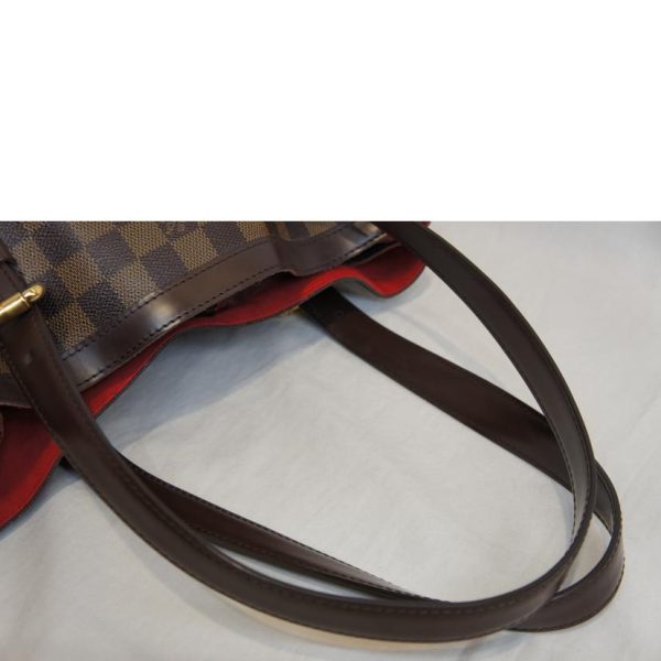 10429 4 Louis Vuitton Hampstead MM Damier Ebene Bag Brown