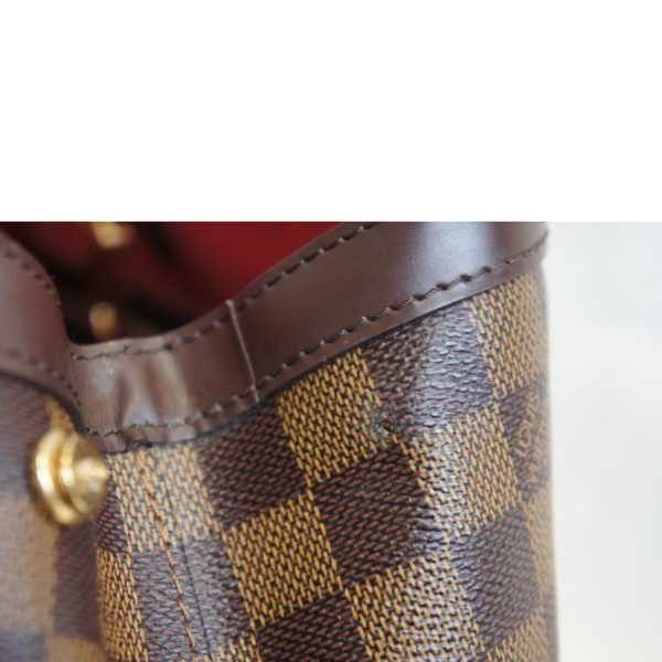 10429 6 Louis Vuitton Hampstead MM Damier Ebene Bag Brown