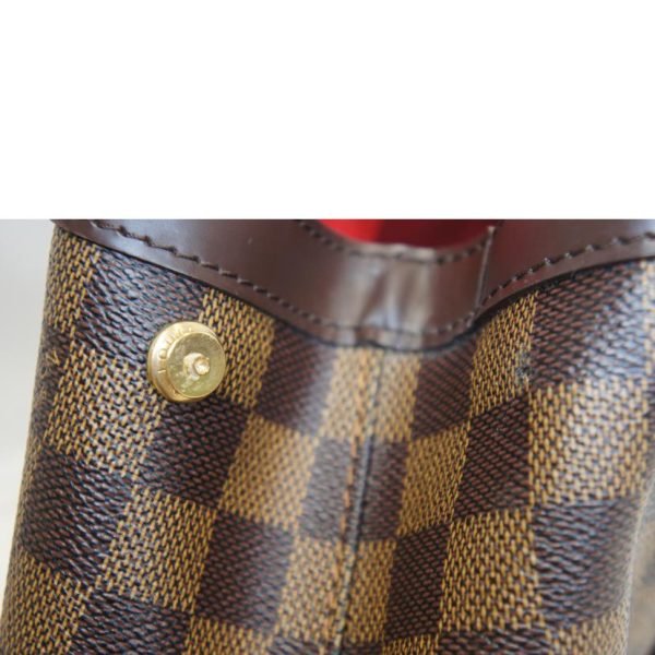 10429 8 Louis Vuitton Hampstead MM Damier Ebene Bag Brown