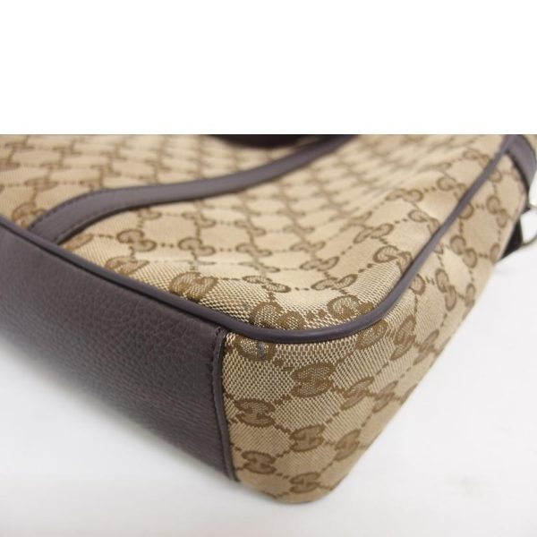 10436 10 Gucci GG Canvas 2 Way Briefcase