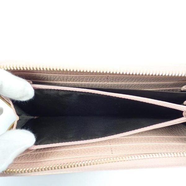 10459 5 GUCCI GG Marmont Round Zipper Wallet