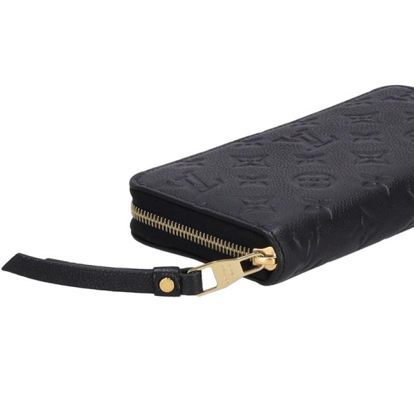 10511 3 Louis Vuitton Zippy Wallet Empreinte Wallet Noir