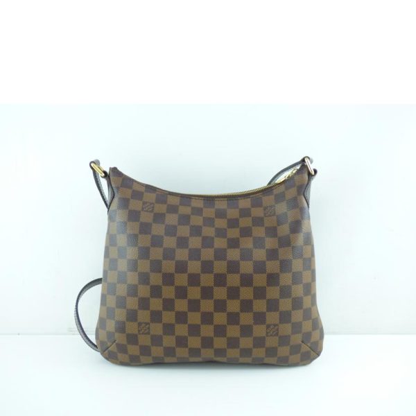 10523 2 Louis Vuitton Bloomsbury PM Damier Ebene Handbag Brown