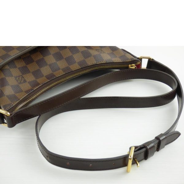 10523 4 Louis Vuitton Bloomsbury PM Damier Ebene Handbag Brown